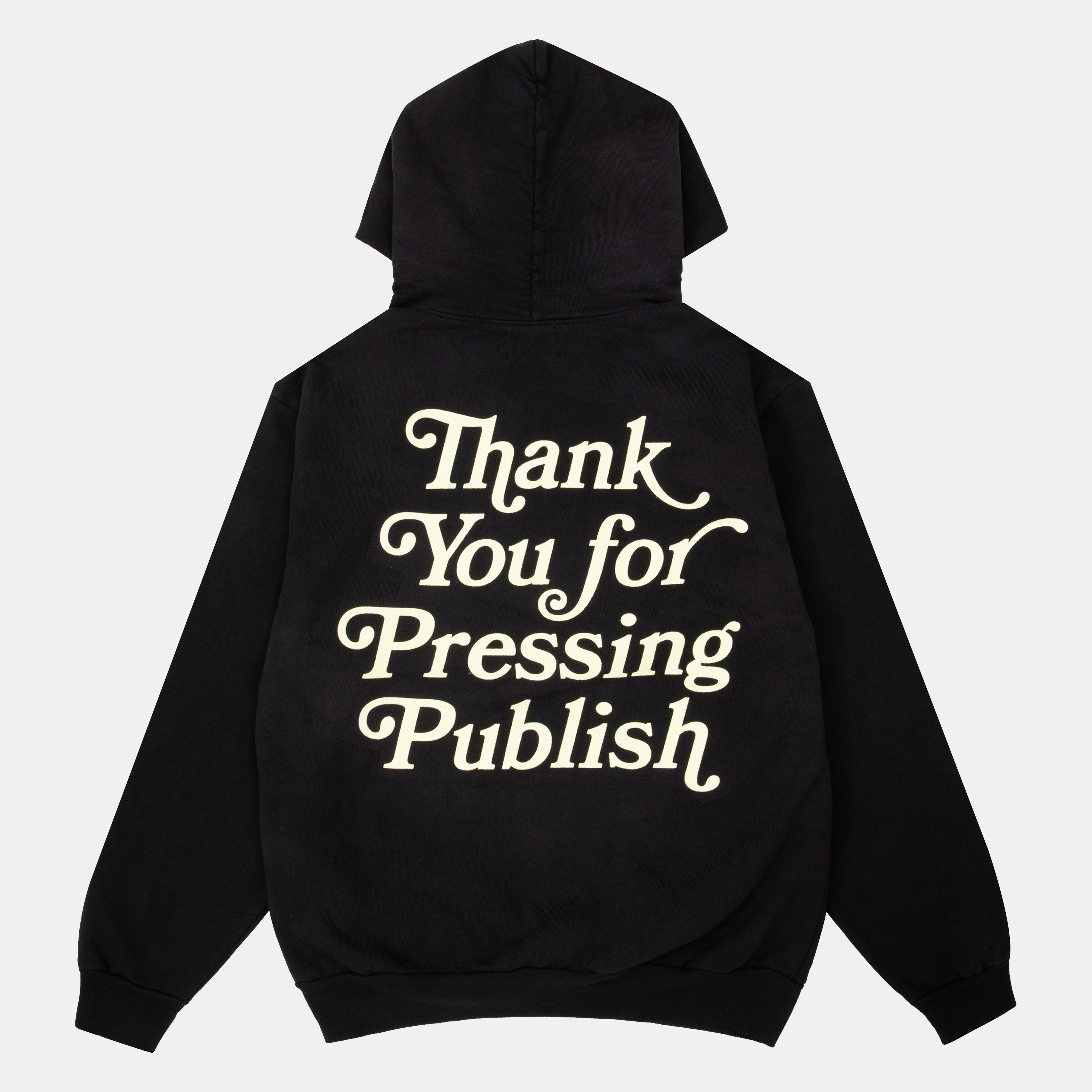 Press Publish Off-Black Hoodie
